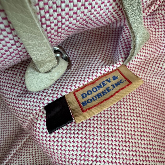 Dooney & Bourke Pebbled Leather Shoulder Hobo Bag Medium Cream - Picture 7 of 14